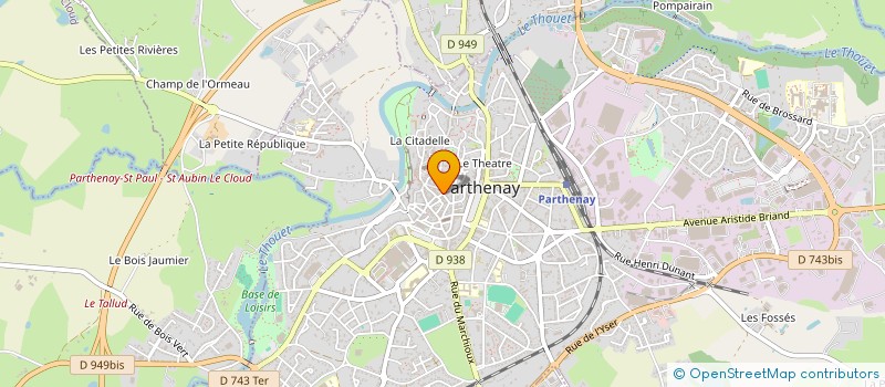 localisation de l'entreprise MONSIEUR STEPHANE LE GARFF à PARTHENAY