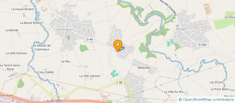 localisation de l'entreprise MONSIEUR STEPHANE LE GARZENNEC  COETMIEUX