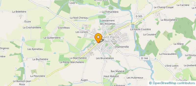 localisation de l'entreprise MONSIEUR STEPHANE LE GUEUX  SAINT-PIERRE-DES-NIDS