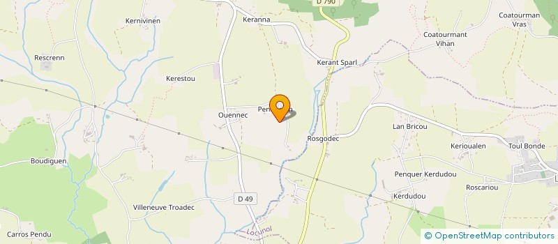 localisation de l'entreprise MONSIEUR STEPHANE LE HEN  QUERRIEN