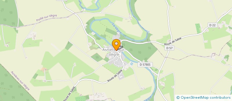 localisation de l'entreprise MONSIEUR STEPHANE LE LAY à ASNIERES-SUR-VEGRE