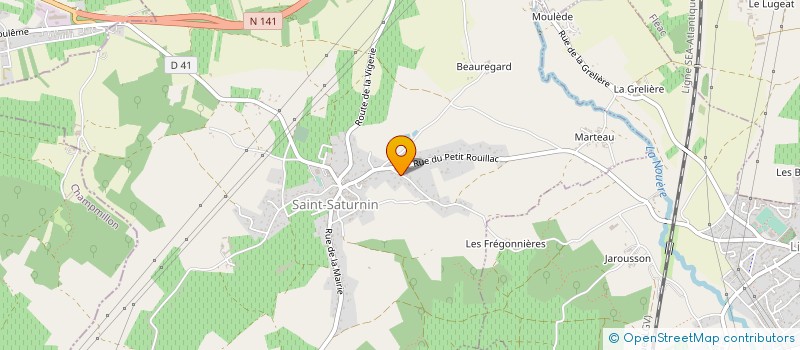 localisation de l'entreprise MONSIEUR STEPHANE LE LIBOU à SAINT-SATURNIN