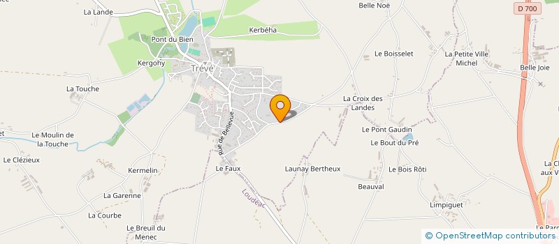 localisation de l'entreprise MONSIEUR STEPHANE LE LUC  TREVE