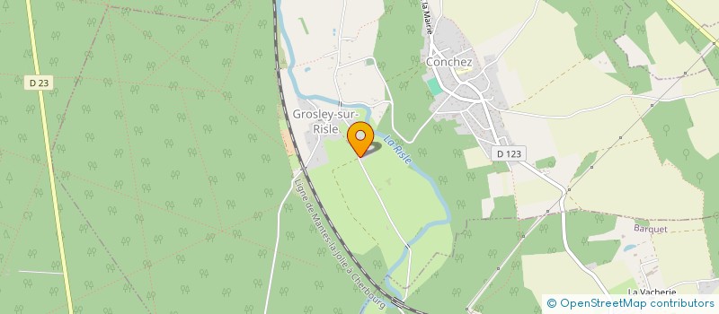 localisation de l'entreprise MONSIEUR STEPHANE LE MANACH  GROSLEY-SUR-RISLE