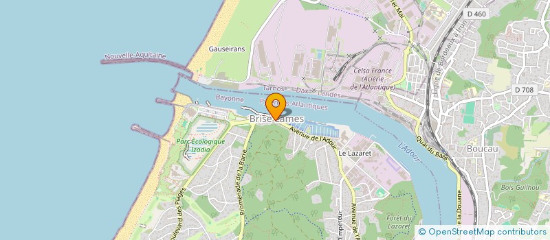 localisation de l'entreprise MONSIEUR STEPHANE LE MAUF  ANGLET