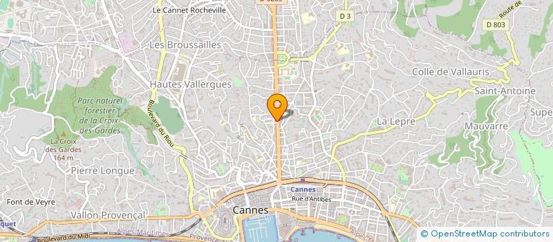 localisation de l'entreprise MONSIEUR STEPHANE LE MINH à CANNES