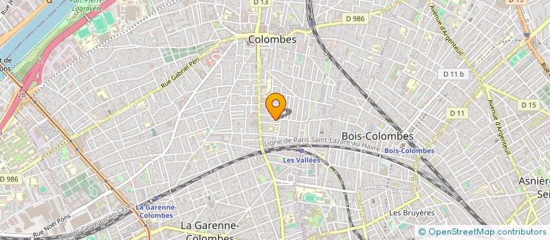 localisation de l'entreprise MONSIEUR STEPHANE LE MOING à COLOMBES