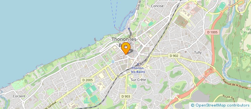 localisation de l'entreprise MONSIEUR STEPHANE LE MORILLON à THONON-LES-BAINS
