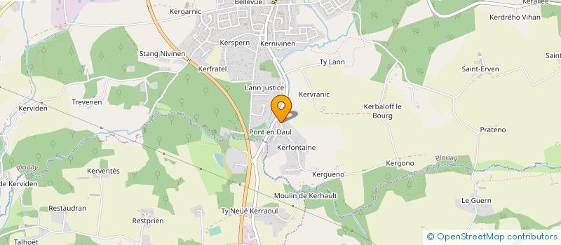 localisation de l'entreprise MONSIEUR STEPHANE LE MOUILLOUR  PLOUAY