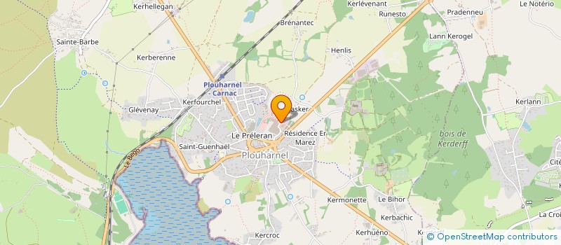 localisation de l'entreprise MONSIEUR STEPHANE LE NORCY à PLOUHARNEL