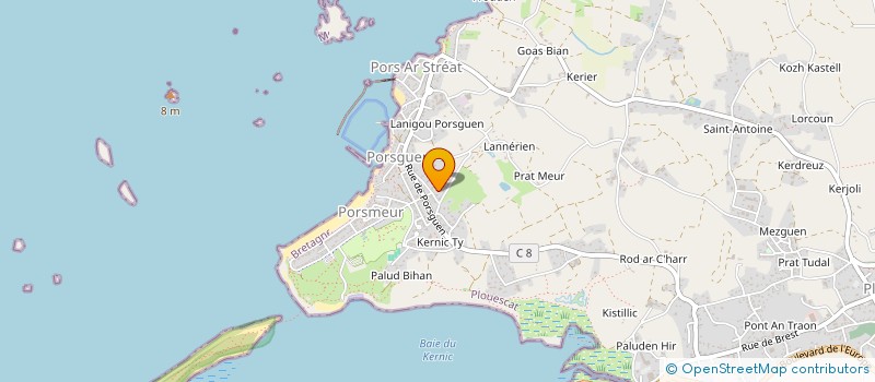 localisation de l'entreprise MONSIEUR STEPHANE LE RILLE  PLOUESCAT