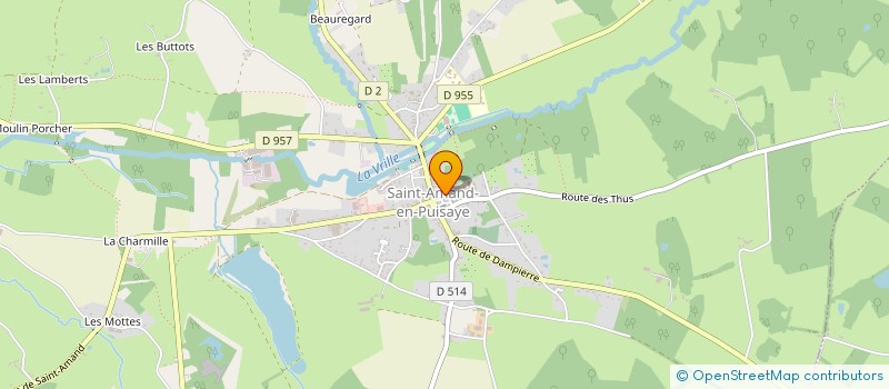 localisation de l'entreprise MONSIEUR STEPHANE LE ROY à SAINT-AMAND-EN-PUISAYE