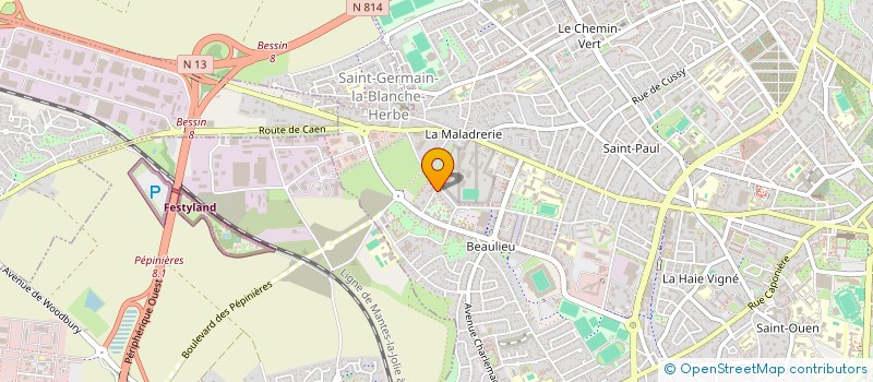 localisation de l'entreprise MONSIEUR STEPHANE LE RUDULIER à CAEN