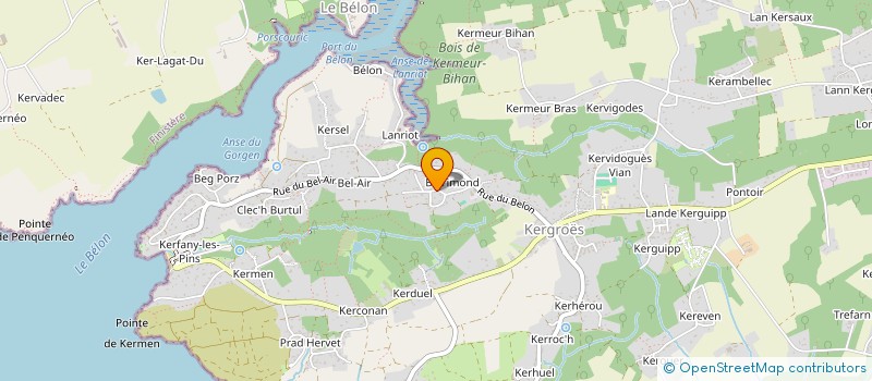 localisation de l'entreprise MONSIEUR STEPHANE LE SCOUARNEC  MOELAN-SUR-MER