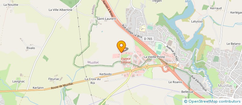 localisation de l'entreprise MONSIEUR STEPHANE LE THIEC à MUZILLAC