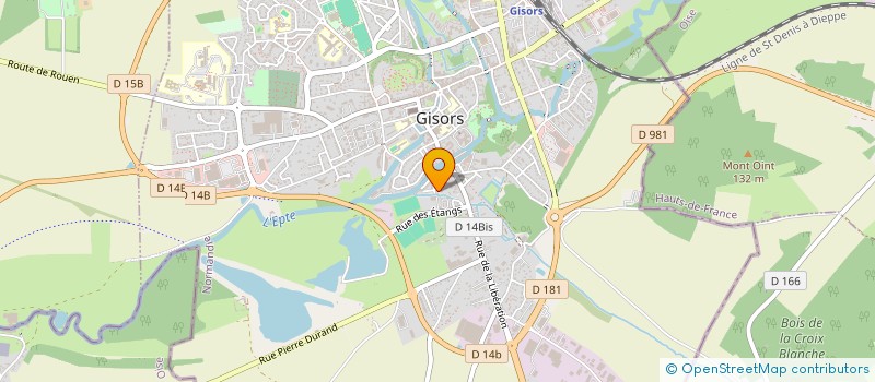localisation de l'entreprise MONSIEUR STEPHANE LE TIRANT à GISORS