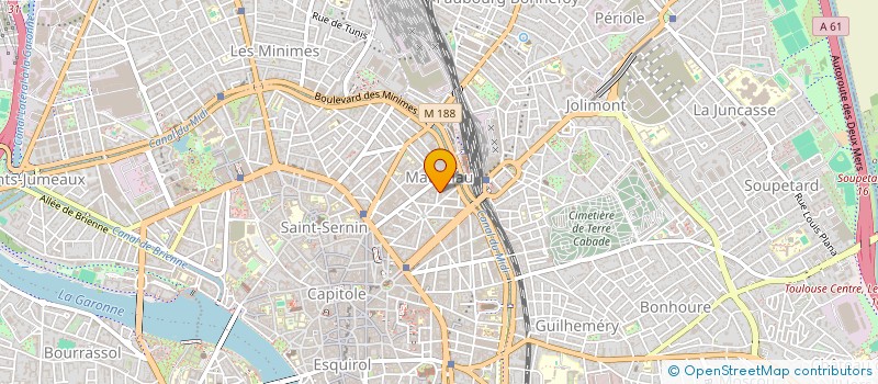 localisation de l'entreprise MONSIEUR STEPHANE LEAP  TOULOUSE