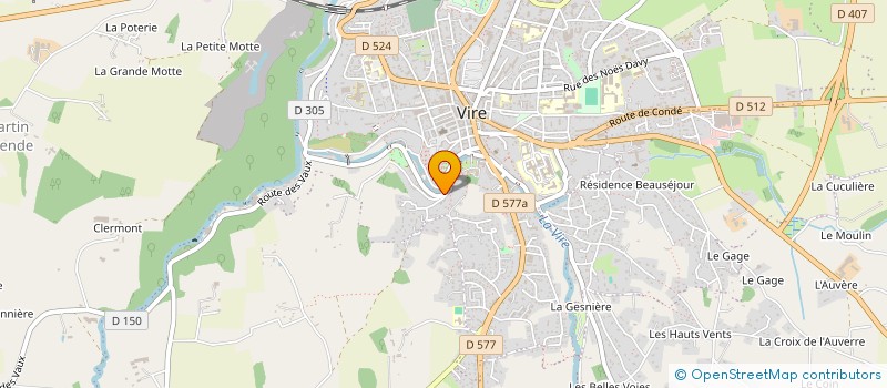 localisation de l'entreprise MONSIEUR STEPHANE LEBARBEY  VIRE-NORMANDIE