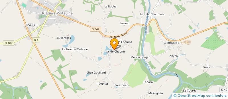 localisation de l'entreprise MONSIEUR STEPHANE LEBLANC  VAL-D'OIRE-ET-GARTEMPE