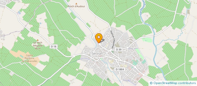 localisation de l'entreprise MONSIEUR STEPHANE LEBORGNE  SERVIAN