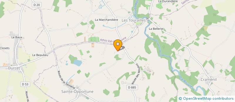 localisation de l'entreprise MONSIEUR STEPHANE LEBOUGRE à SAINTE-OPPORTUNE