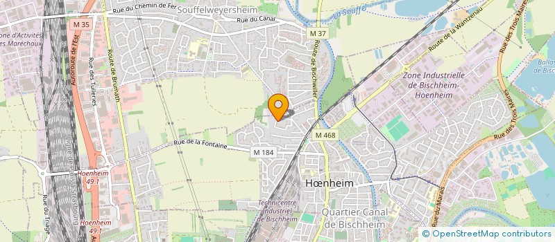 localisation de l'entreprise MONSIEUR STEPHANE LEBRETON  HNHEIM