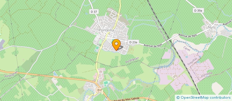 localisation de l'entreprise MONSIEUR STEPHANE LECANU  PONTEILLA