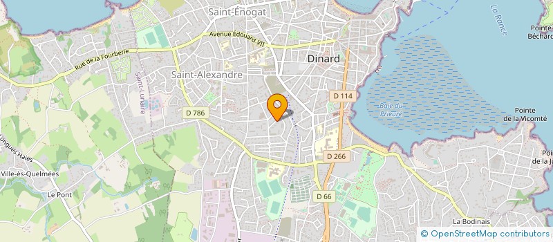 localisation de l'entreprise MONSIEUR STEPHANE LECHEVALIER à DINARD