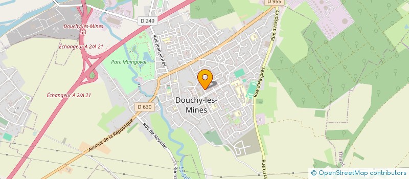 localisation de l'entreprise MONSIEUR STEPHANE LECIEJEWSKI à DOUCHY-LES-MINES