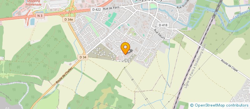 localisation de l'entreprise MONSIEUR STEPHANE LECIEJEWSKI  CLAYE-SOUILLY