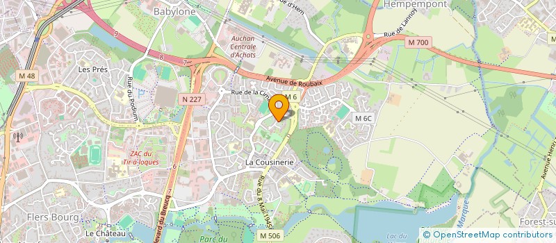 localisation de l'entreprise MONSIEUR STEPHANE LECLERCQ  VILLENEUVE-D'ASCQ