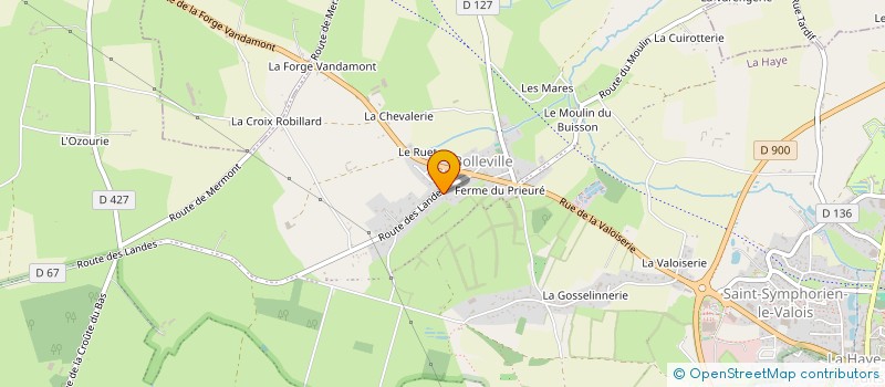 localisation de l'entreprise MONSIEUR STEPHANE LECLERE  LA HAYE