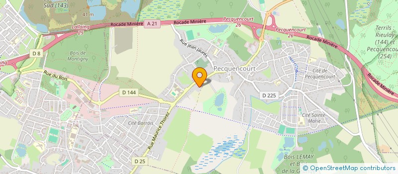 localisation de l'entreprise MONSIEUR STEPHANE LECOEUCHE  PECQUENCOURT