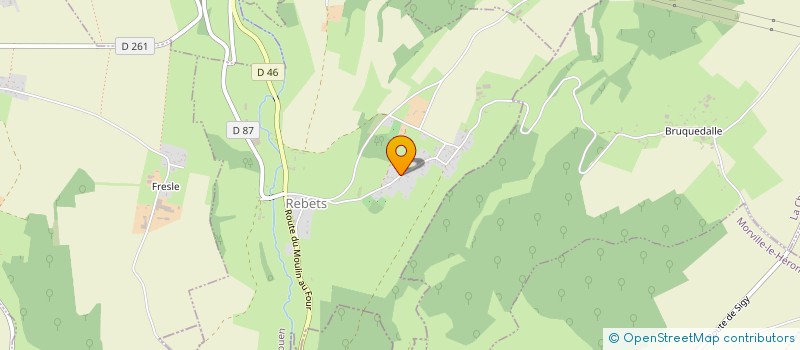 localisation de l'entreprise MONSIEUR STEPHANE LECOMTE  REBETS