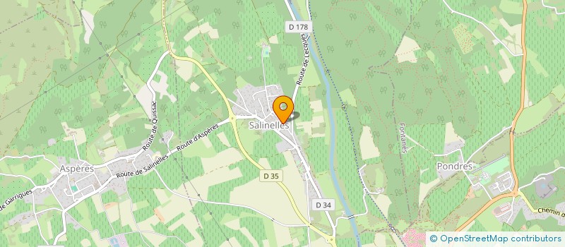 localisation de l'entreprise MONSIEUR STEPHANE LECOMTE  SALINELLES