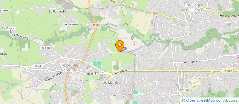 localisation de l'entreprise MONSIEUR STEPHANE LECREUX  GREZIEU-LA-VARENNE