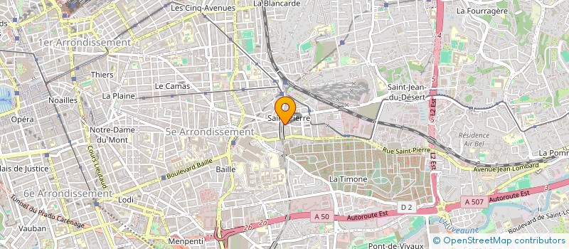 localisation de l'entreprise MONSIEUR STEPHANE LECUT à MARSEILLE