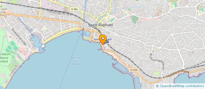 localisation de l'entreprise MONSIEUR STEPHANE LEDOUX  SAINT-RAPHAEL