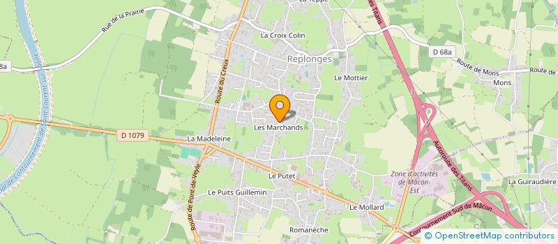 localisation de l'entreprise MONSIEUR STEPHANE LEDUC à REPLONGES