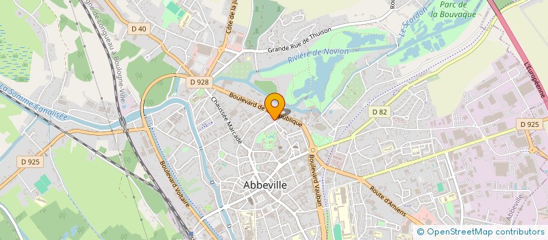 localisation de l'entreprise MONSIEUR STEPHANE LEFEBVRE à ABBEVILLE