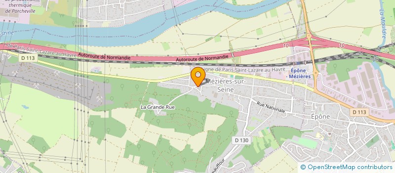 localisation de l'entreprise MONSIEUR STEPHANE LEFEBVRE  MEZIERES-SUR-SEINE