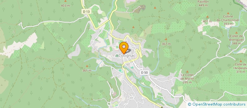 localisation de l'entreprise MONSIEUR STEPHANE LEFEVRE  COTIGNAC