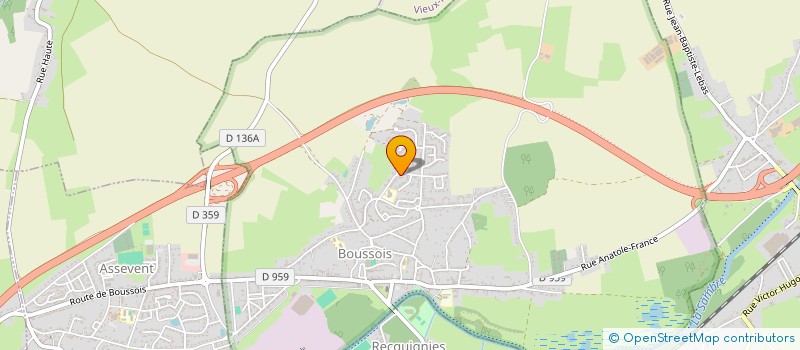 localisation de l'entreprise MONSIEUR STEPHANE LEFEVRE  BOUSSOIS