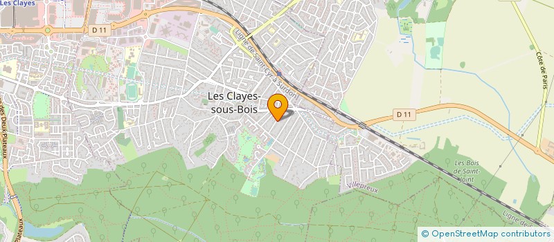 localisation de l'entreprise MONSIEUR STEPHANE LEGENDRE à LES CLAYES-SOUS-BOIS