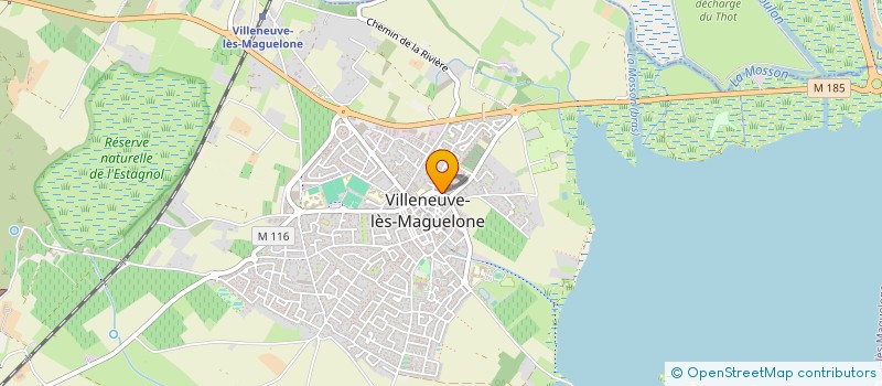 localisation de l'entreprise MONSIEUR STEPHANE LEGER  VILLENEUVE-LES-MAGUELONE