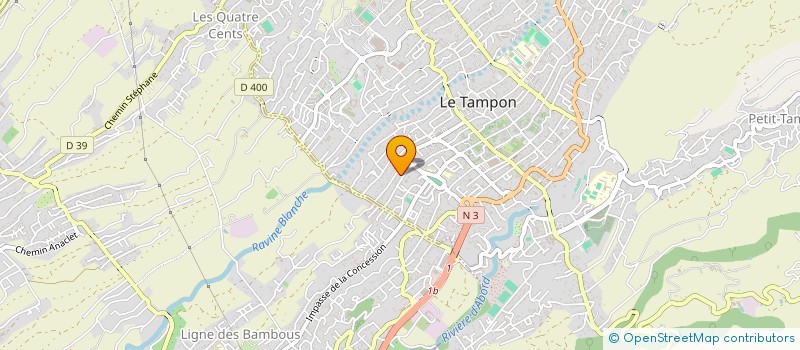 localisation de l'entreprise MONSIEUR STEPHANE LEGER  LE TAMPON