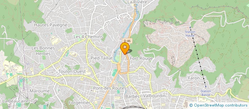 localisation de l'entreprise MONSIEUR STEPHANE LEGER  TOULON