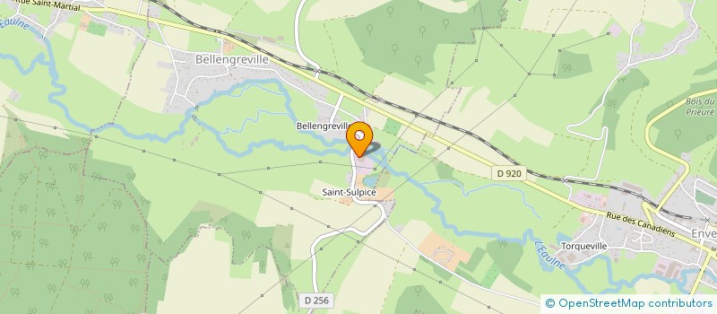 localisation de l'entreprise MONSIEUR STEPHANE LEGERE  BELLENGREVILLE