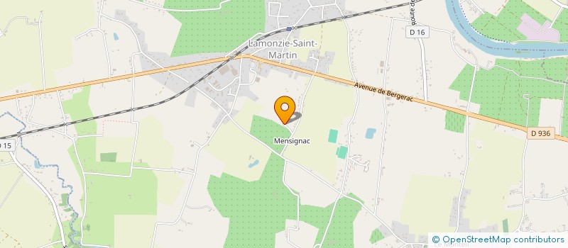 localisation de l'entreprise MONSIEUR STEPHANE LEGERON  LAMONZIE-SAINT-MARTIN