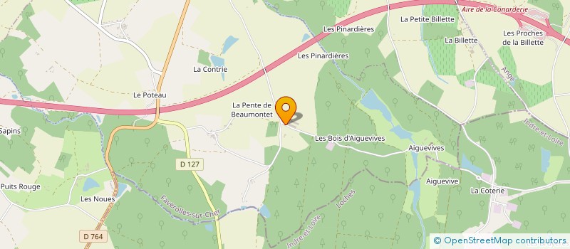 localisation de l'entreprise MONSIEUR STEPHANE LEGOUT  FAVEROLLES-SUR-CHER